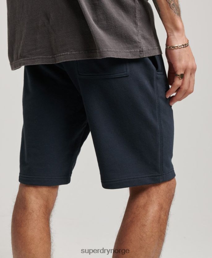 Superdry marinen klær 86P46D324 vintage logobrodert jerseyshorts menn