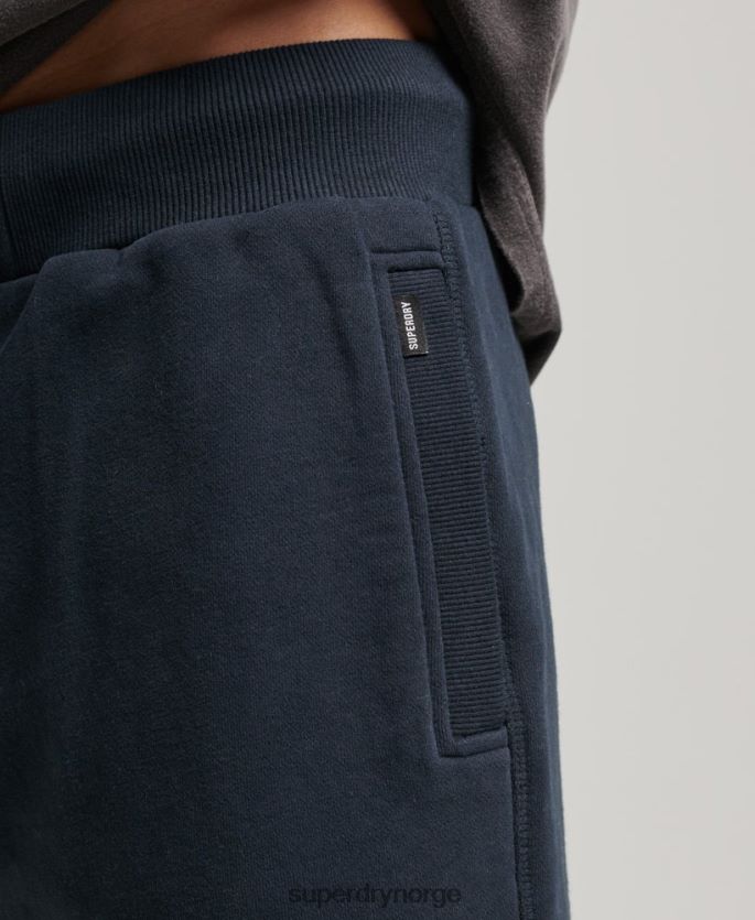 Superdry marinen klær 86P46D324 vintage logobrodert jerseyshorts menn