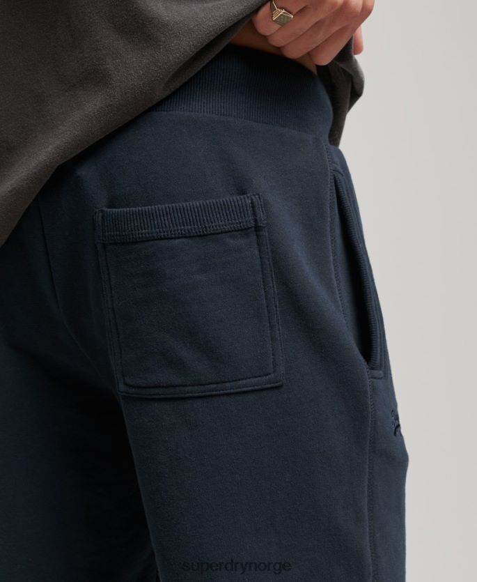 Superdry marinen klær 86P46D324 vintage logobrodert jerseyshorts menn