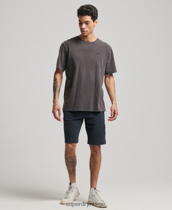 Superdry marinen klær 86P46D324 vintage logobrodert jerseyshorts menn