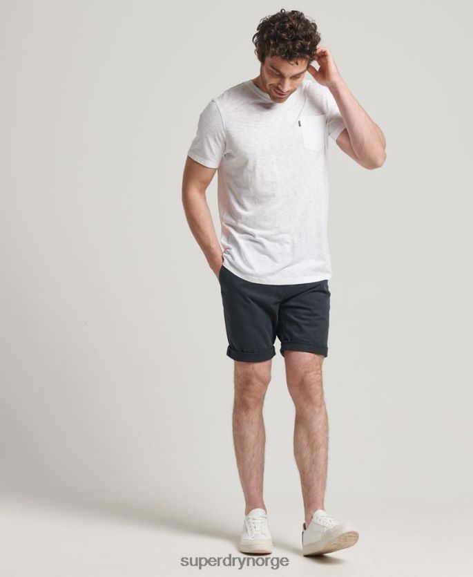 Superdry marinen klær 86P46D346 organisk bomull studios kjerne chino shorts menn