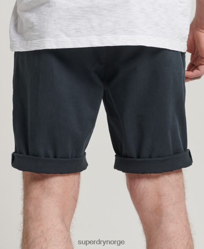 Superdry marinen klær 86P46D346 organisk bomull studios kjerne chino shorts menn