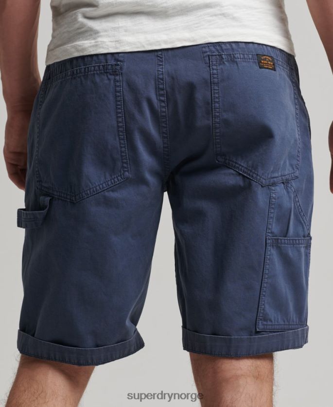 Superdry marinen klær 86P46D358 vintage snekkershorts i økologisk bomull menn