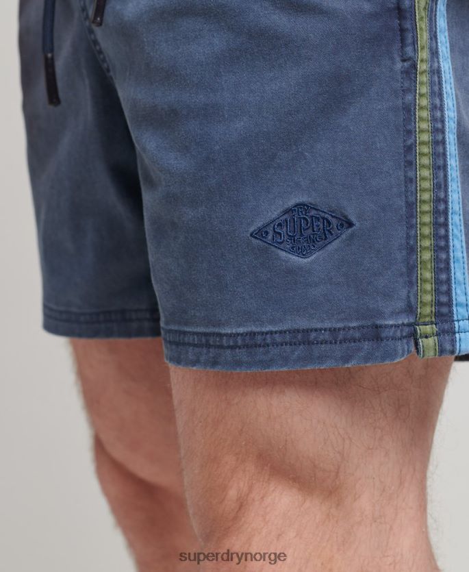 Superdry marinen klær 86P46D377 vintage stripe shorts menn