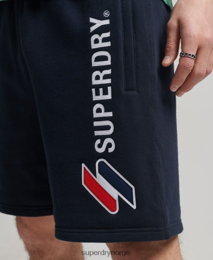Superdry marinen klær 86P46D380 kode applikasjon sweatshorts menn