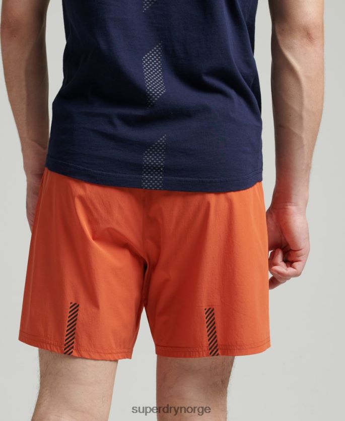 Superdry oransje klær 86P46D5359 kjøre premium shorts menn