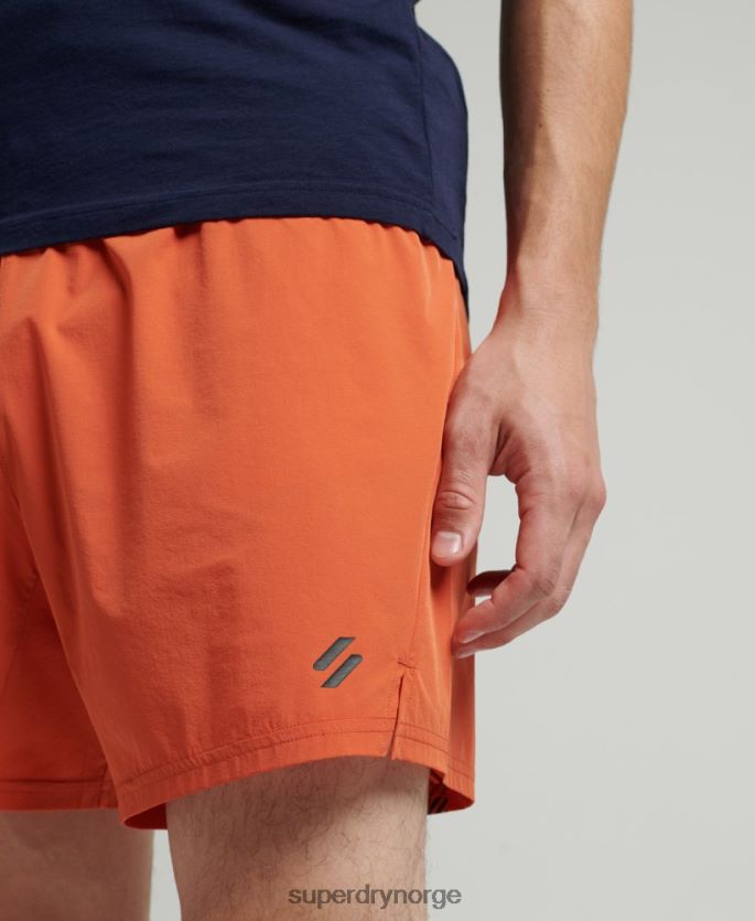 Superdry oransje klær 86P46D5359 kjøre premium shorts menn