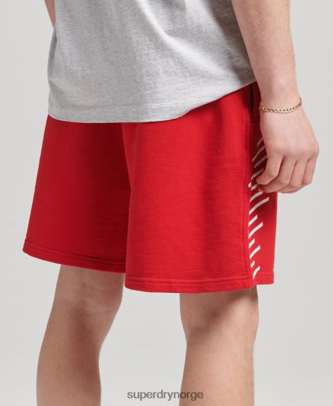 Superdry rød klær 86P46D338 kode kjerne sportsshorts menn