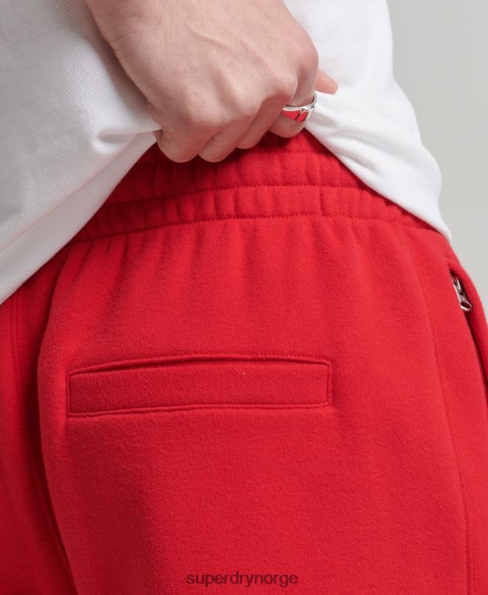 Superdry rød klær 86P46D366 kode applikasjon sweatshorts menn