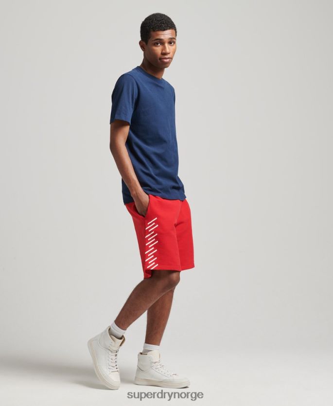 Superdry rød klær 86P46D367 kode kjerne sportsshorts menn