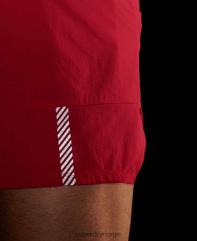 Superdry rød klær 86P46D5406 kjøre premium lagdelte shorts menn