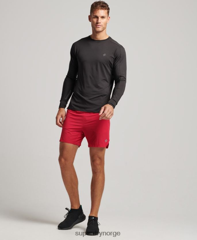 Superdry rød klær 86P46D5406 kjøre premium lagdelte shorts menn