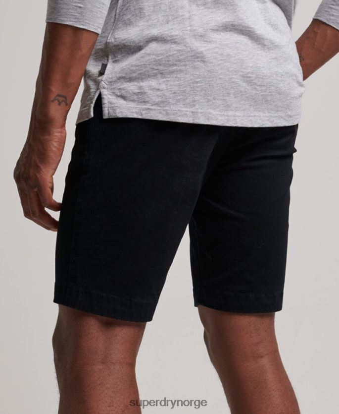 Superdry svart klær 86P46D255 core chino-shorts menn