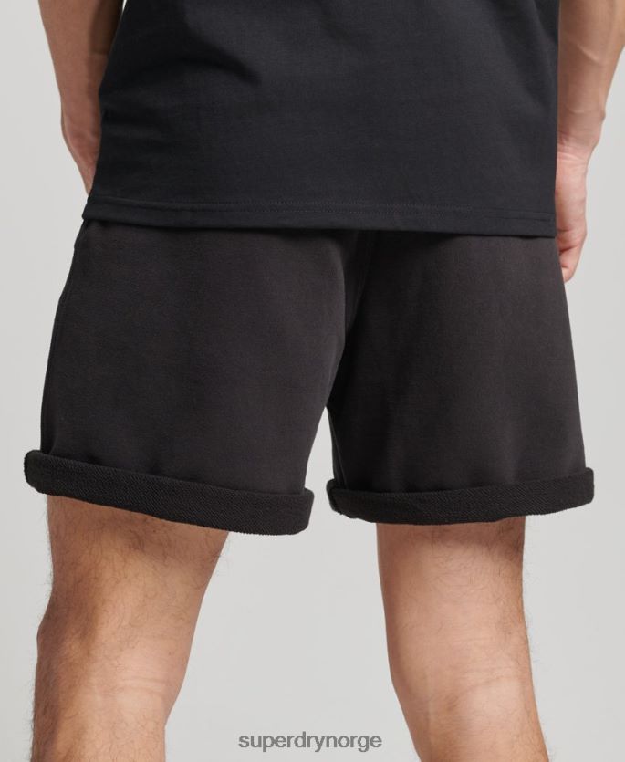 Superdry svart klær 86P46D328 kode kjerne sportsshorts menn