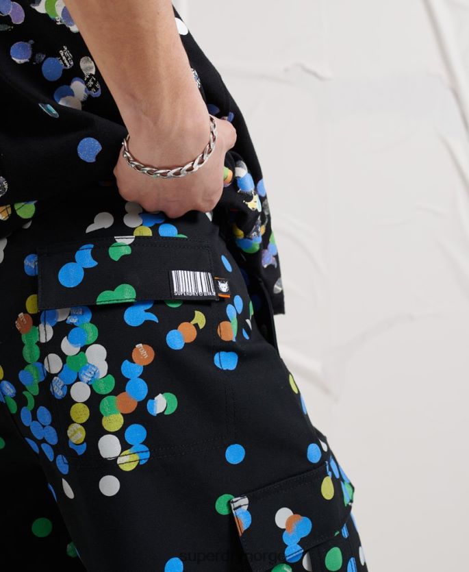 Superdry svart klær 86P46D329 energi ekstra shorts menn