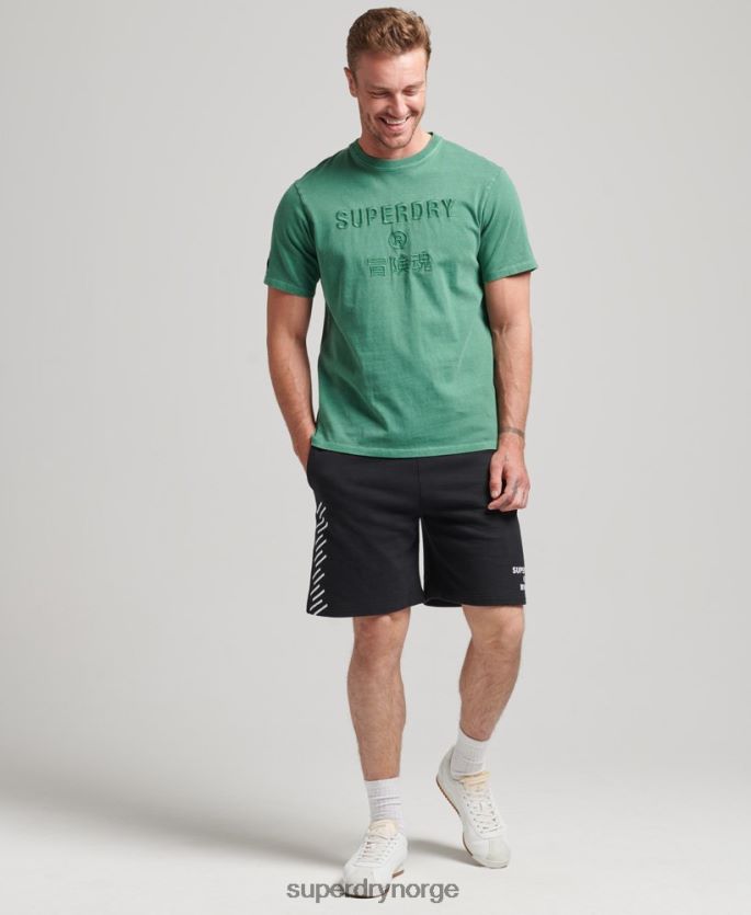 Superdry svart klær 86P46D347 kode kjerne sportsshorts menn