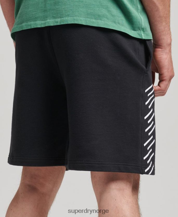 Superdry svart klær 86P46D347 kode kjerne sportsshorts menn