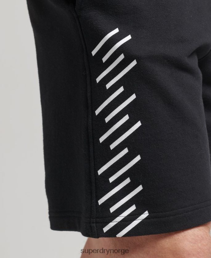 Superdry svart klær 86P46D347 kode kjerne sportsshorts menn