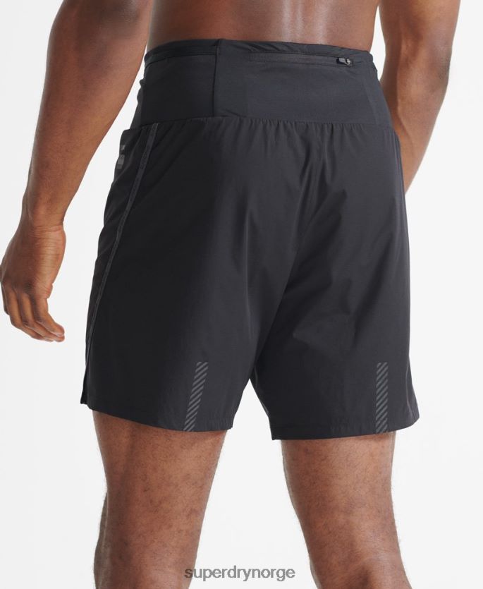 Superdry svart klær 86P46D5364 kjøre premium shorts menn