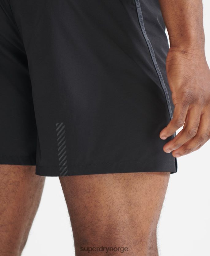 Superdry svart klær 86P46D5364 kjøre premium shorts menn
