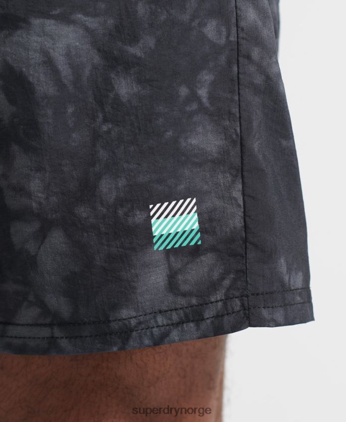 Superdry svart klær 86P46D5372 løpeshorts menn