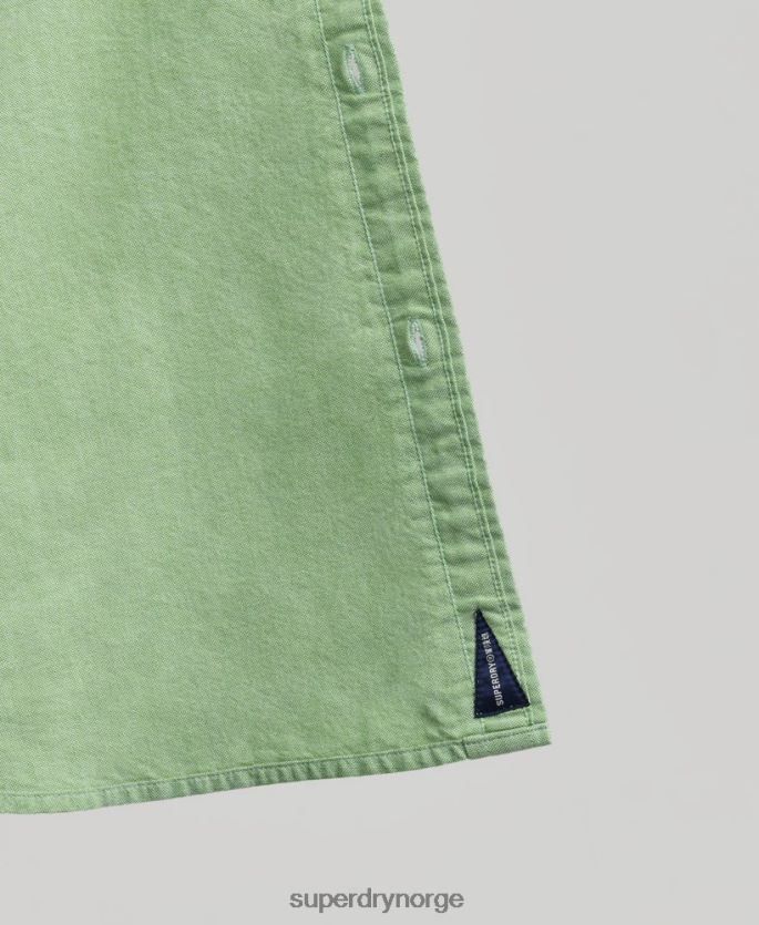 Superdry grønn klær 86P46D6473 vintage oxfordskjorte i økologisk bomull menn