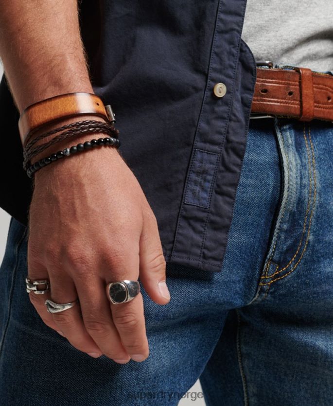 Superdry marinen klær 86P46D148 merchant store - langermet skjorte menn