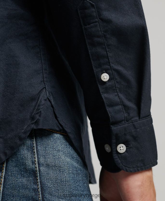 Superdry marinen klær 86P46D181 vasket oxfordskjorte menn