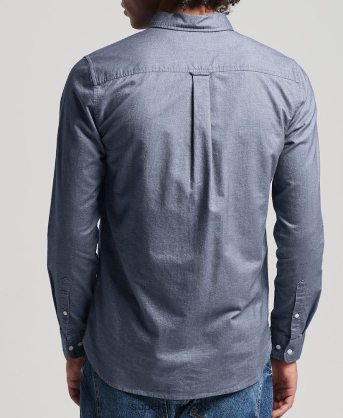 Superdry marinen klær 86P46D185 vintage oxfordskjorte i økologisk bomull menn