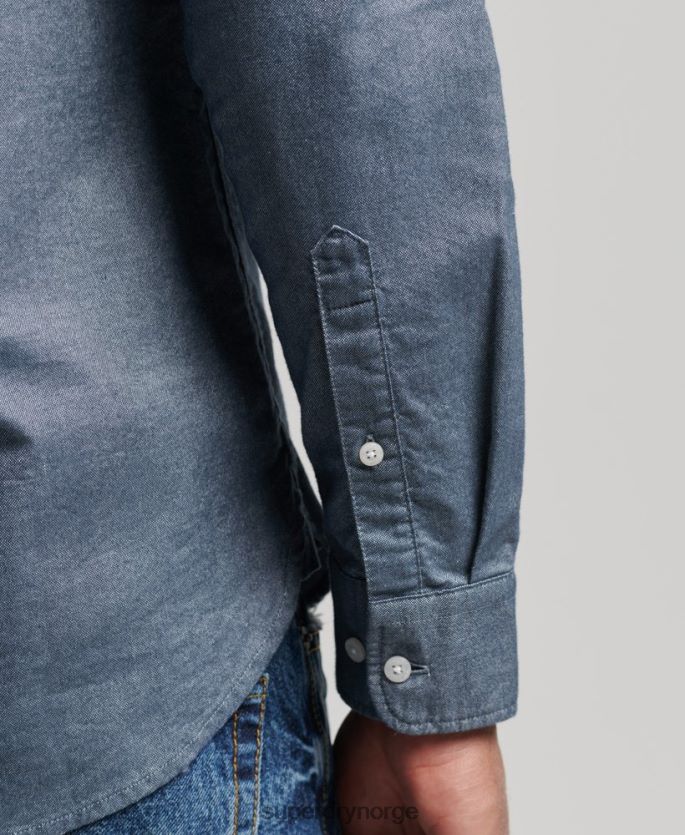 Superdry marinen klær 86P46D185 vintage oxfordskjorte i økologisk bomull menn