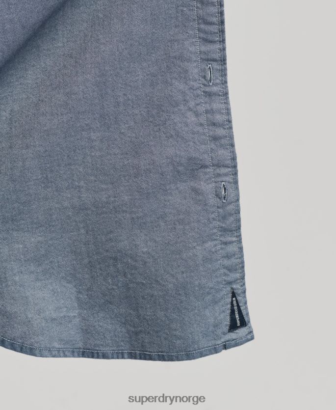 Superdry marinen klær 86P46D185 vintage oxfordskjorte i økologisk bomull menn