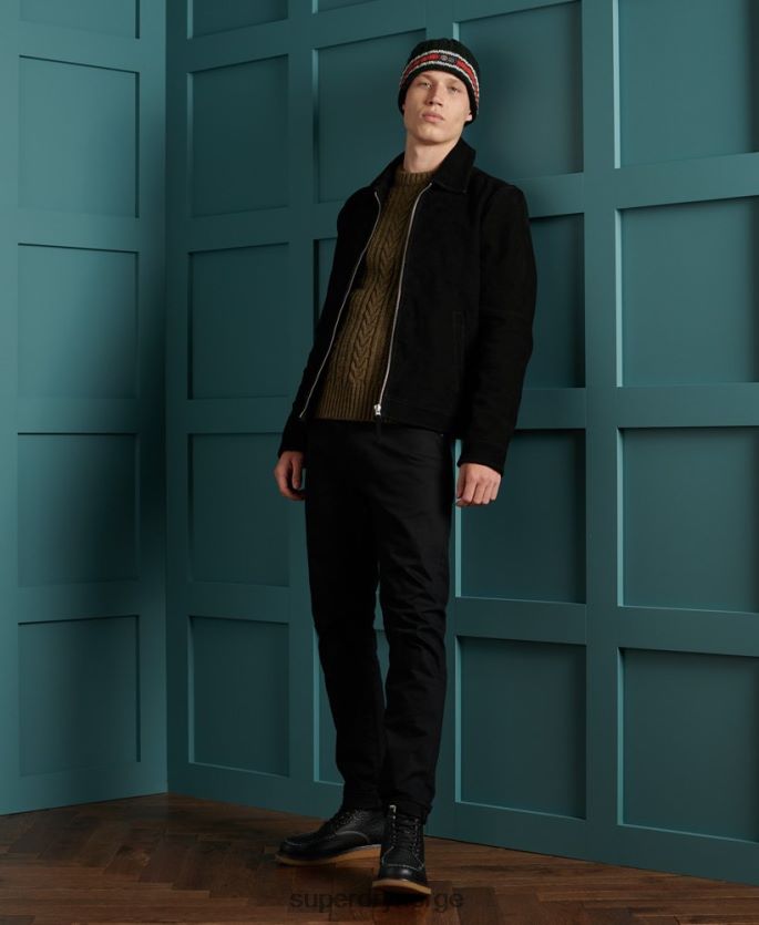 Superdry grønn klær 86P46D1363 jacob kabel genser menn