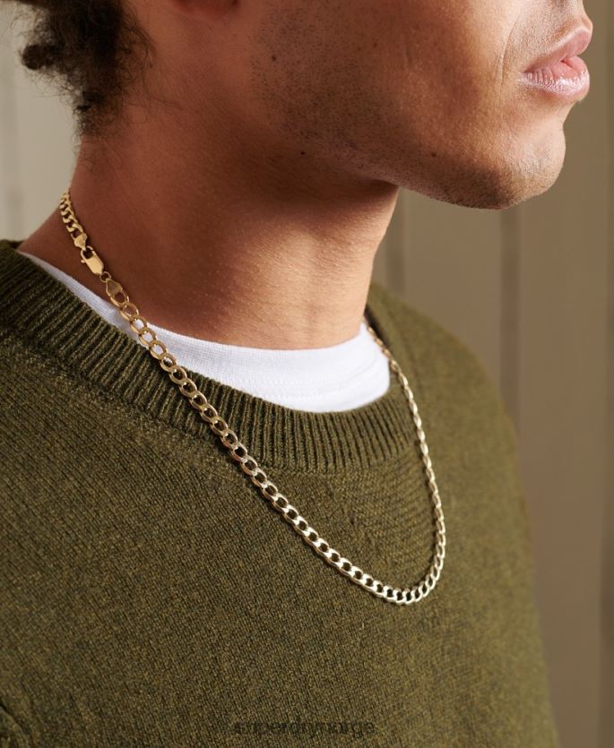 Superdry grønn klær 86P46D5287 lettvekts genser i lammeull menn