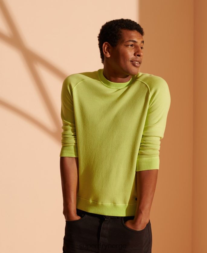 Superdry grønn klær 86P46D5345 vendbar strikket genser i begrenset opplag menn