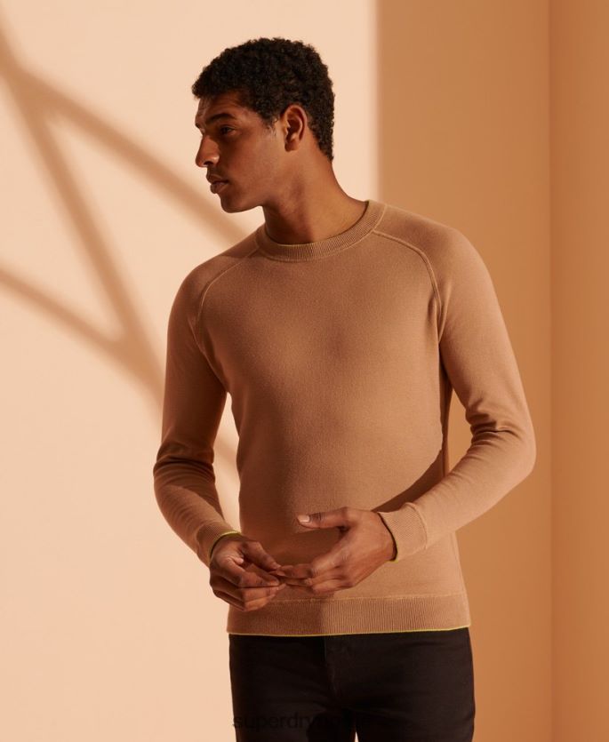 Superdry grønn klær 86P46D5345 vendbar strikket genser i begrenset opplag menn