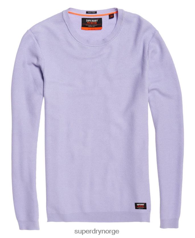 Superdry lilla klær 86P46D1368 supima genser i bomull menn