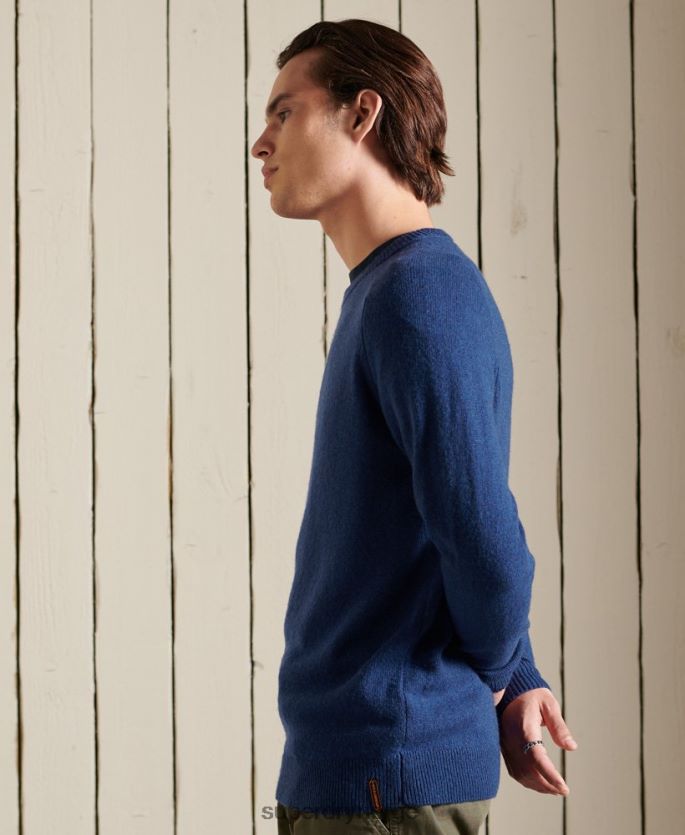 Superdry mørke blå klær 86P46D5284 harlo crew jumper menn