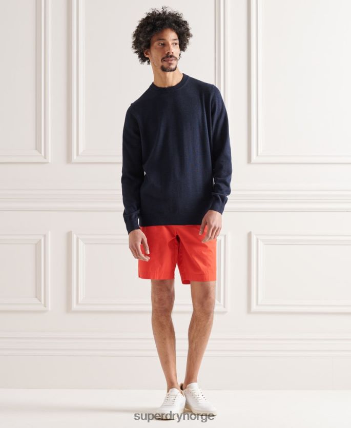 Superdry marinen klær 86P46D1343 coolmax crew strikket genser menn