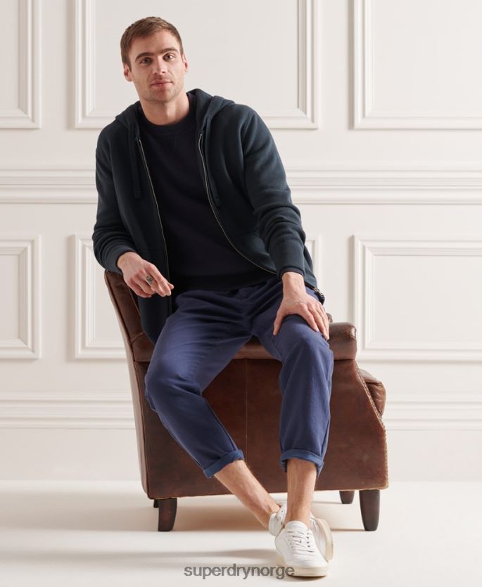 Superdry marinen klær 86P46D1362 essensiell genser i bomull menn