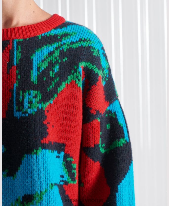 Superdry multi klær 86P46D5350 limited edition sdx fotball camo jumper menn