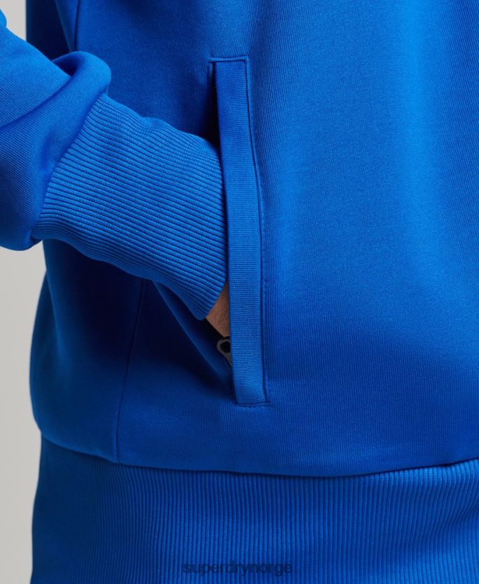 Superdry blå klær 86P46D822 vintage glidelås-topp menn