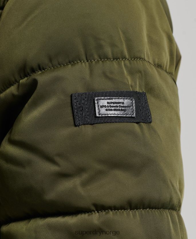 Superdry grønn klær 86P46D4513 chinook parka kåpe menn