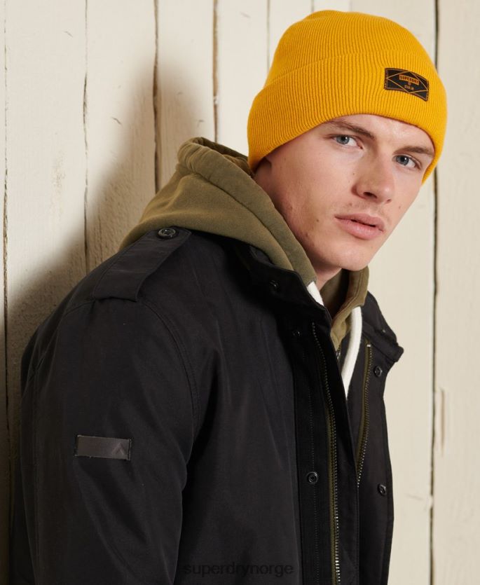 Superdry mørk grå klær 86P46D4576 militær premium parkasjakke menn