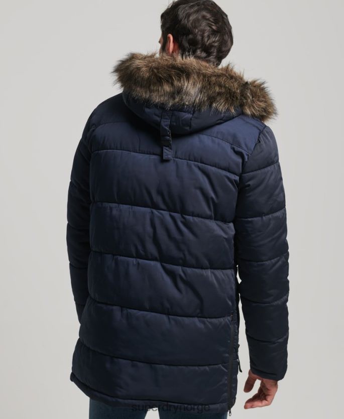 Superdry marinen klær 86P46D4514 chinook parka kåpe menn