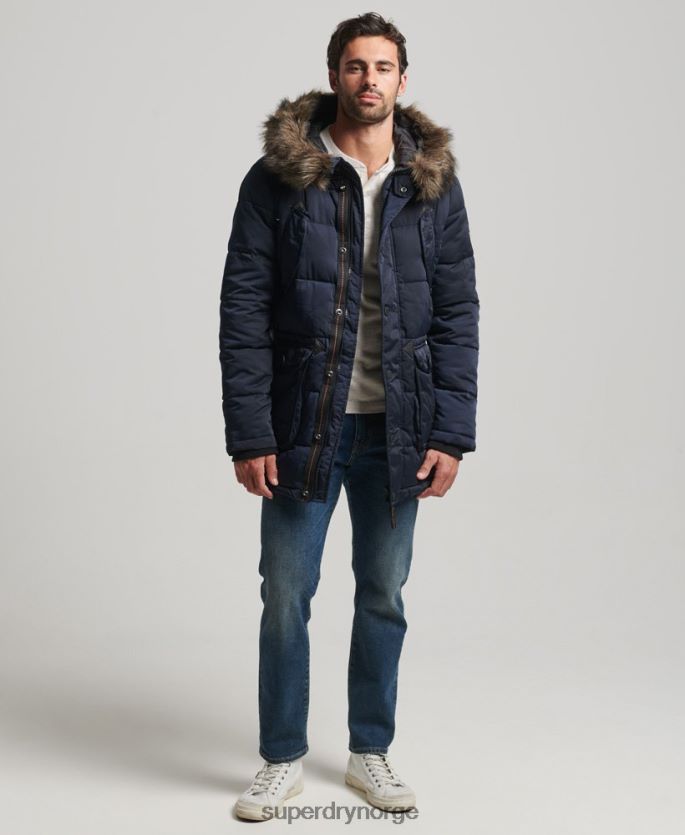Superdry marinen klær 86P46D4514 chinook parka kåpe menn
