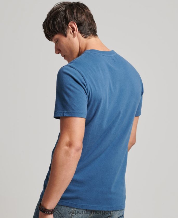 Superdry blå klær 86P46D4850 vintage sign writer t-skjorte menn