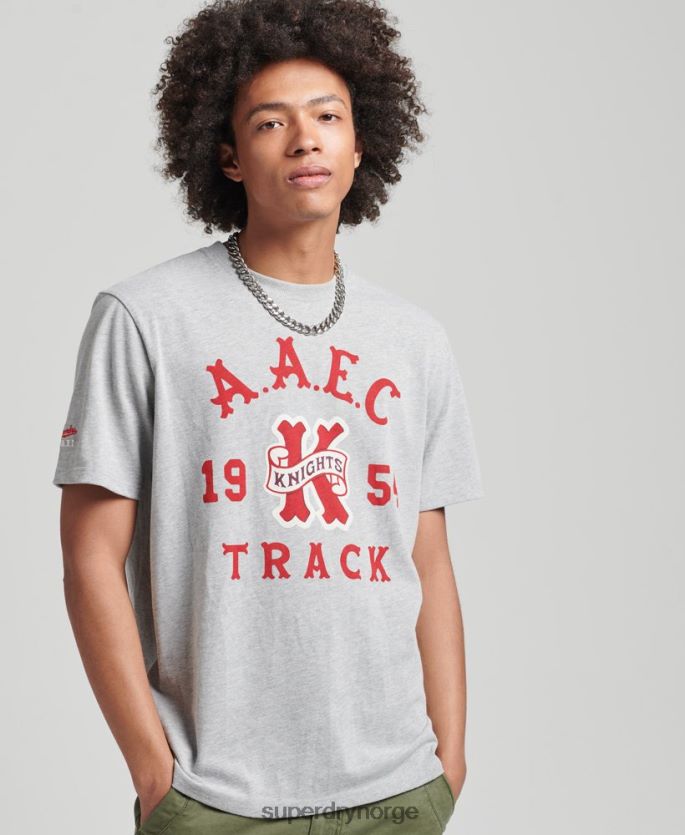 Superdry grå klær 86P46D4866 vintage collegiate t-skjorte menn