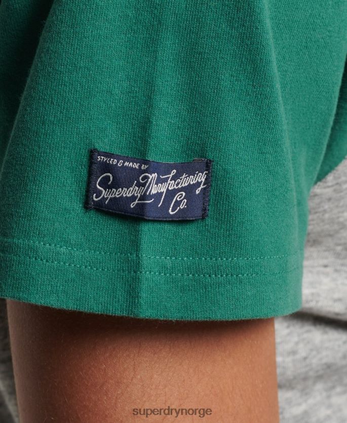 Superdry grå klær 86P46D4872 kjerne-logografisk raglan-t-skjorte menn