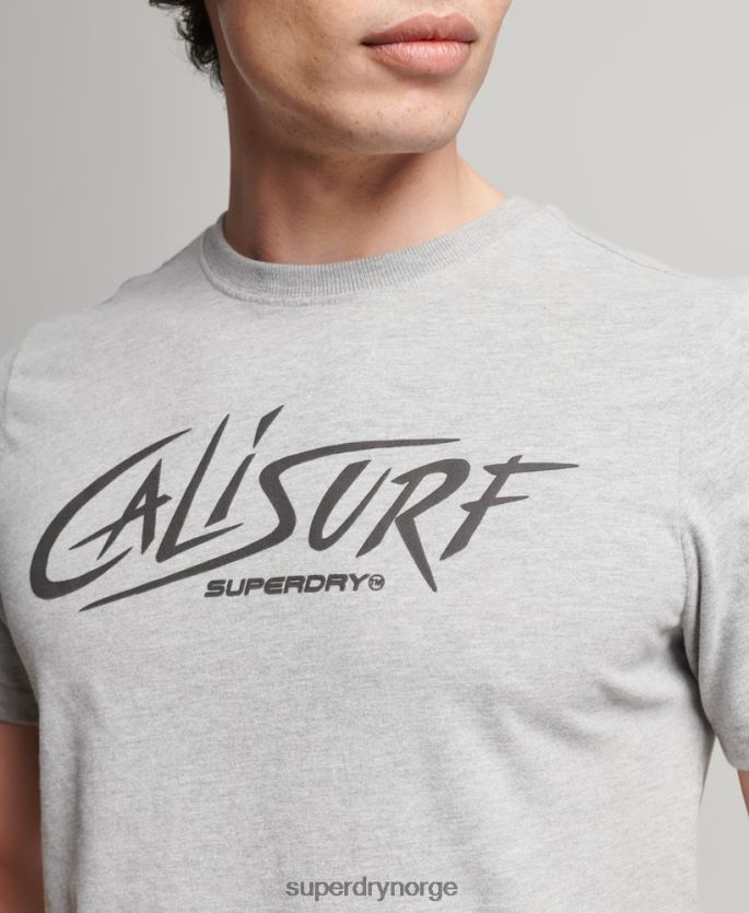 Superdry grå klær 86P46D4909 vintage cali t-skjorte menn