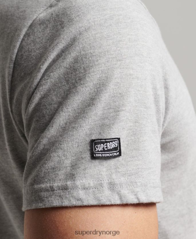 Superdry grå klær 86P46D4909 vintage cali t-skjorte menn